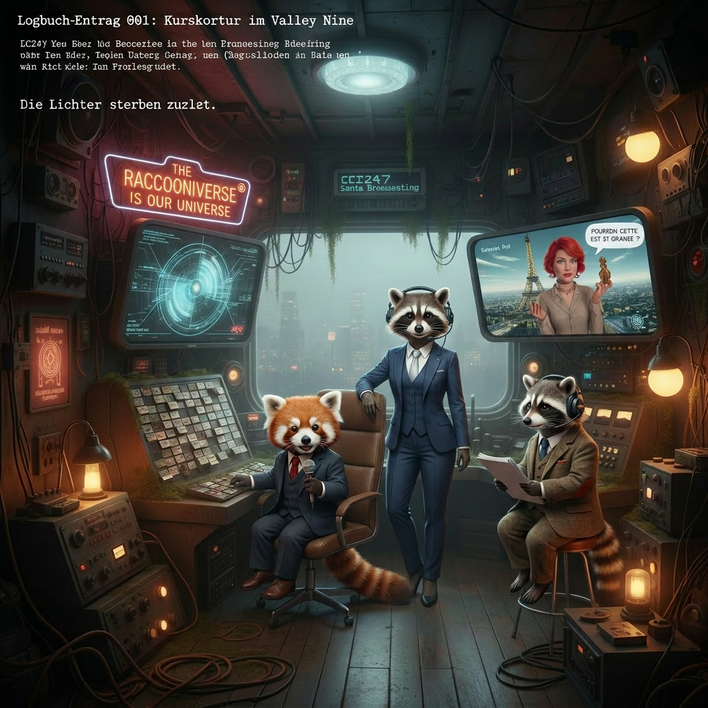 Gestrandet oder angekommen? Die Gedanken des Raccooniverse